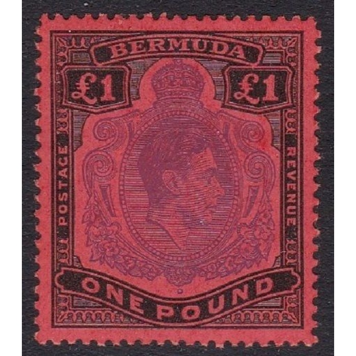 1951 BERMUDA, SG 121d  £ 1  MNH/**