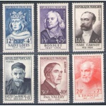 1954 Francia - France - Personaggi Celebri n. 989-994 - MNH**