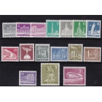1956-63 BERLINO/BERLIN, n° 125/135A 16 valori MNH/**