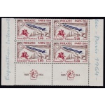 1964 FRANCIA   - n° 1422  Philatec  MNH/**  Blocco di quattro