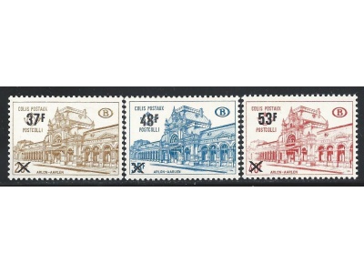 1970 Belgio - Pacchi Postali Treni n. 404/406 - 3 valori - MNH**