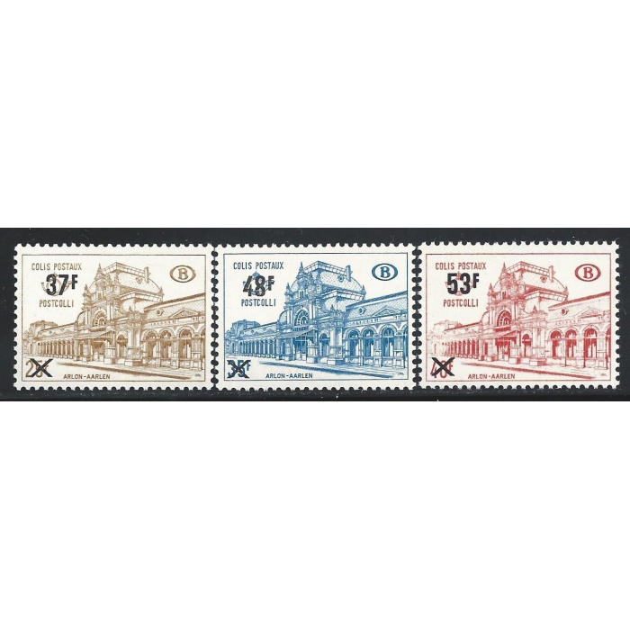 1970 Belgio - Pacchi Postali Treni n. 404/406 - 3 valori - MNH**