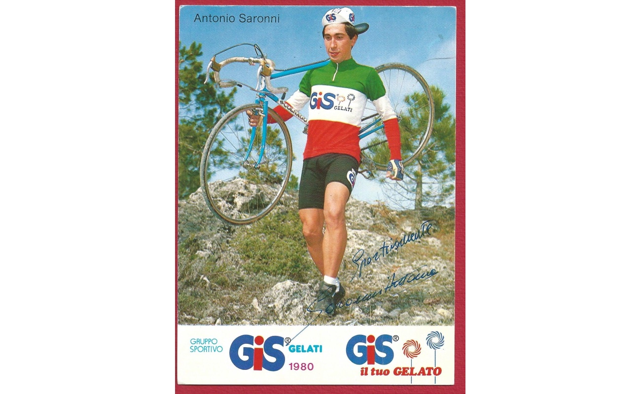 1980 Antonio Saronni ciclista, fratello di Giuseppe