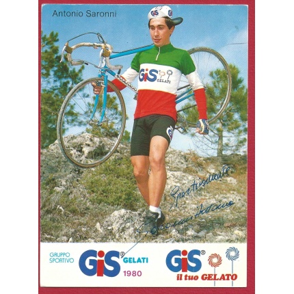 1980 Antonio Saronni ciclista, fratello di Giuseppe
