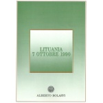 1990 Lituania n° 390/393 FOLDER BOLAFFI