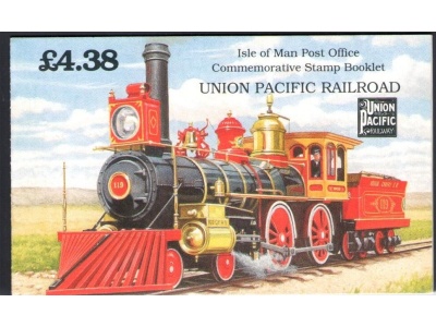 1992 Isle of Man - Booklet Union Pacific Railroad n° 38 MNH/**