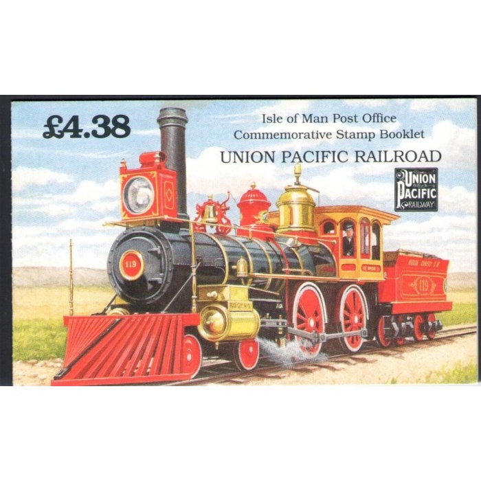 1992 Isle of Man - Booklet Union Pacific Railroad n° 38 MNH/**