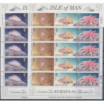 1993 EUROPA CEPT Isola di Man 2 Minifogli "Europa e le Scoperte" MNH**