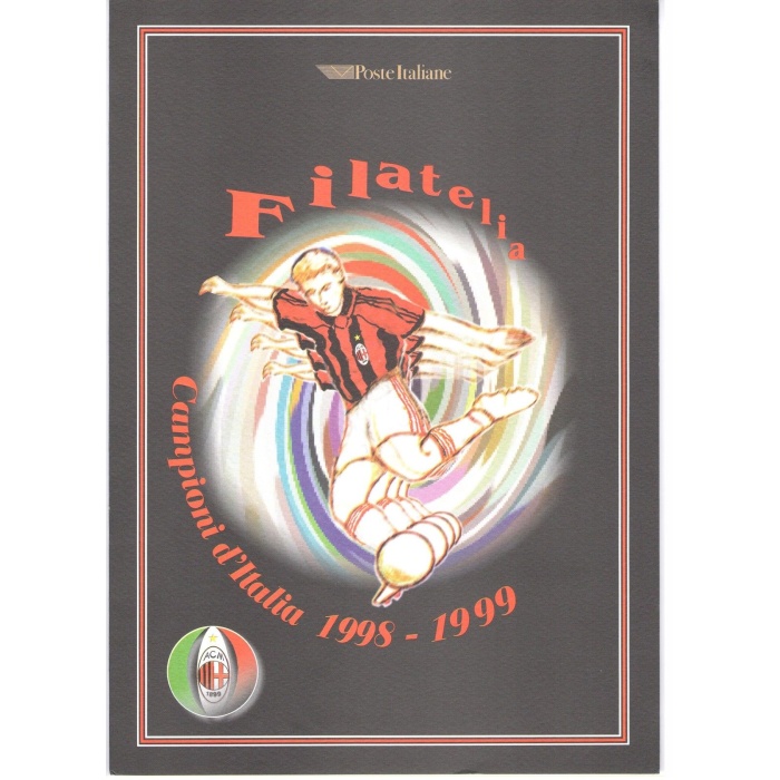 1999 Italia - Repubblica ,  Folder , Milan Campione d'Italia , MNH**