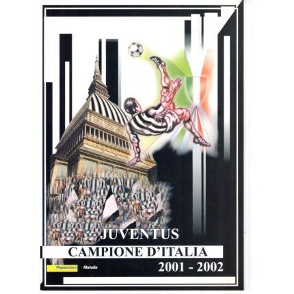 2002 Italia - Repubblica , Folder - Juventus Campione d'Italia  MNH**