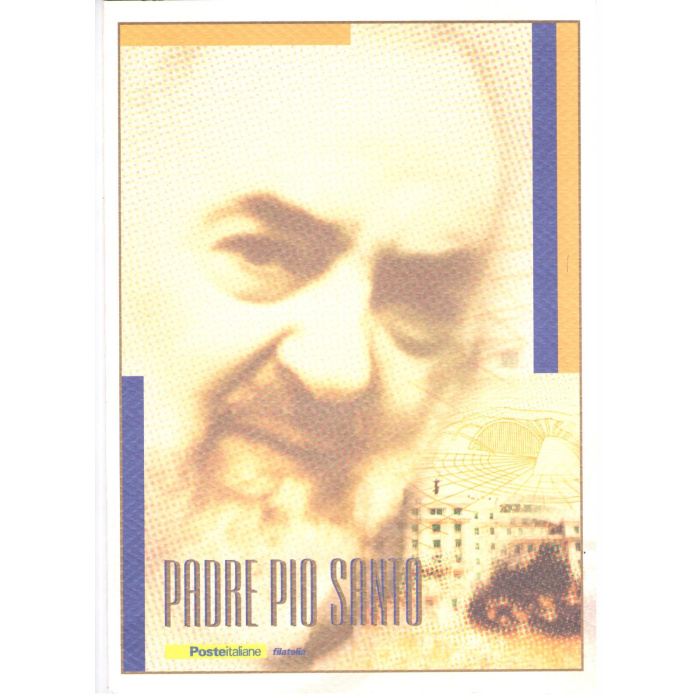 2002 Italia - Repubblica , Folder - Padre Pio Santo MNH**