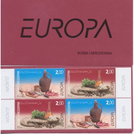 2005 EUROPA CEPT Bosnia Herzegovina,  , Libretto Gastronomia MNH**