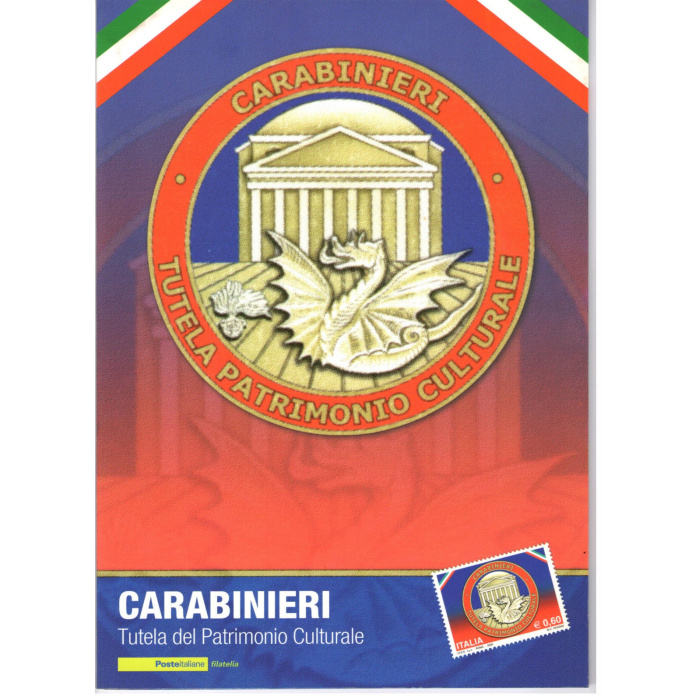 2009 Italia - Repubblica , Folder - Carabinieri Tutela Cultura n° 194 MNH**