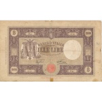 Mille Lire Grande Lettera M - 1° tipo