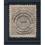 1864/70 Danimarca/Denmark - n° 15  oliva  16s  Usato