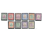1903 ST. KITTS NEVIS Edoardo VII° Set of 10 SG n° 1/10 MLH*