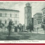 1920 CHIETI, Palazzo di Giustizia e Palazzo Mezzanotte VIAGGIATA