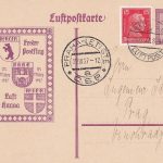 1927 GERMANIA ,  ERSTFLUG BERLIN-PRAHA SONDERCARTE