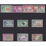1940-51 PITCAIRN - SG n° 1/8  set of 10  MLH/*   SG 5a/6a MNH/**