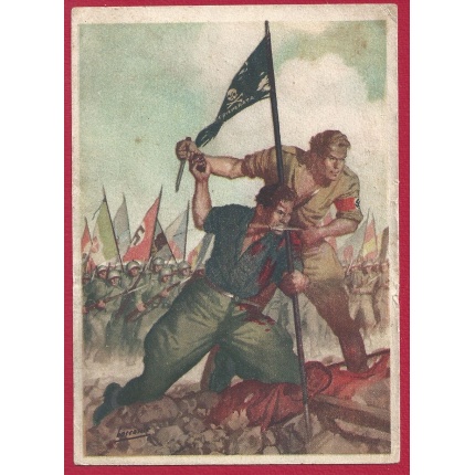 1942 Boccasile - Franchigia n. 64B.1  La Disperata VIAGGIATA