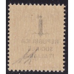 1944 RSI, n° 495/A 20c. carminio MNH/** Firmato A.Diena