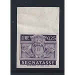 1945 SAN MARINO, Segnatasse n° 69a 25c. violetto grigio MNH** Francobollo nuovo Non Dentellato