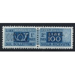 1947-48 TRIESTE A -  PP 9/I  100 Lire azzurro D 13 1/4  MLH/* CENTRATO