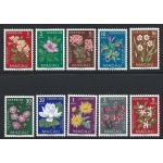 1953 MACAU , Michel n. 394-403 - Fiori -10 valori - MNH**