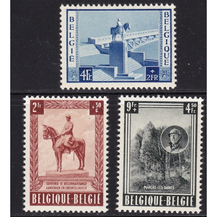 1954 Belgio  - COB n° 938/940   MNH/**