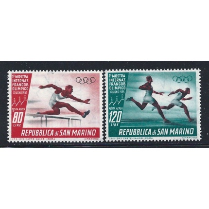 1955 SAN MARINO, PA 114/115  Francobollo olimpico MNH/**