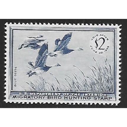 1955 Stati Uniti, 2$  Blue Geese MNH/**