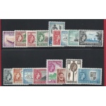 1956-63 BRITISH SOLOMON, SG 82/96 17 valori MLH*