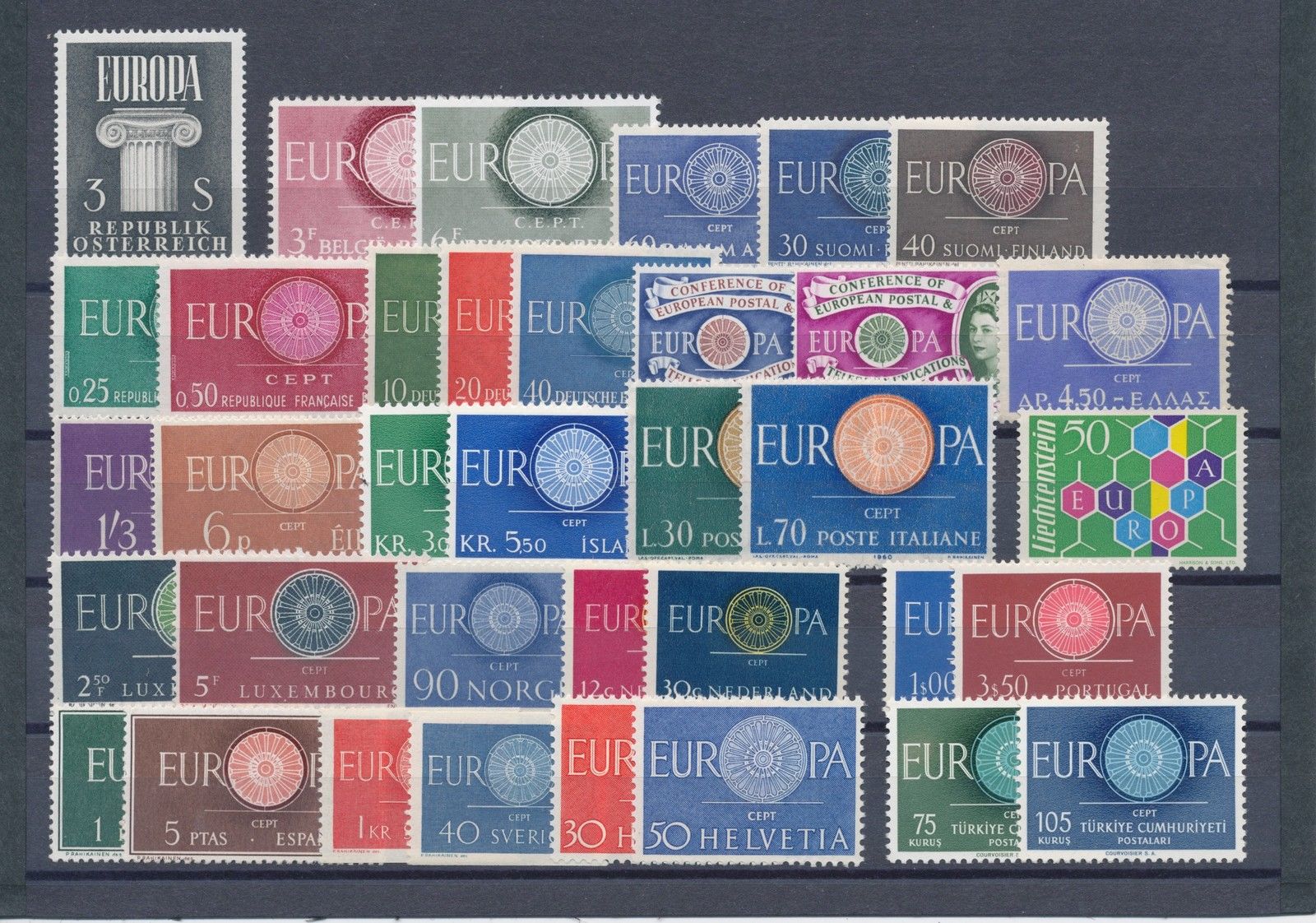 MNH ** - CPT15 Germania EUROPA C.E.P.T MNH **  Varie Serie Complete 
