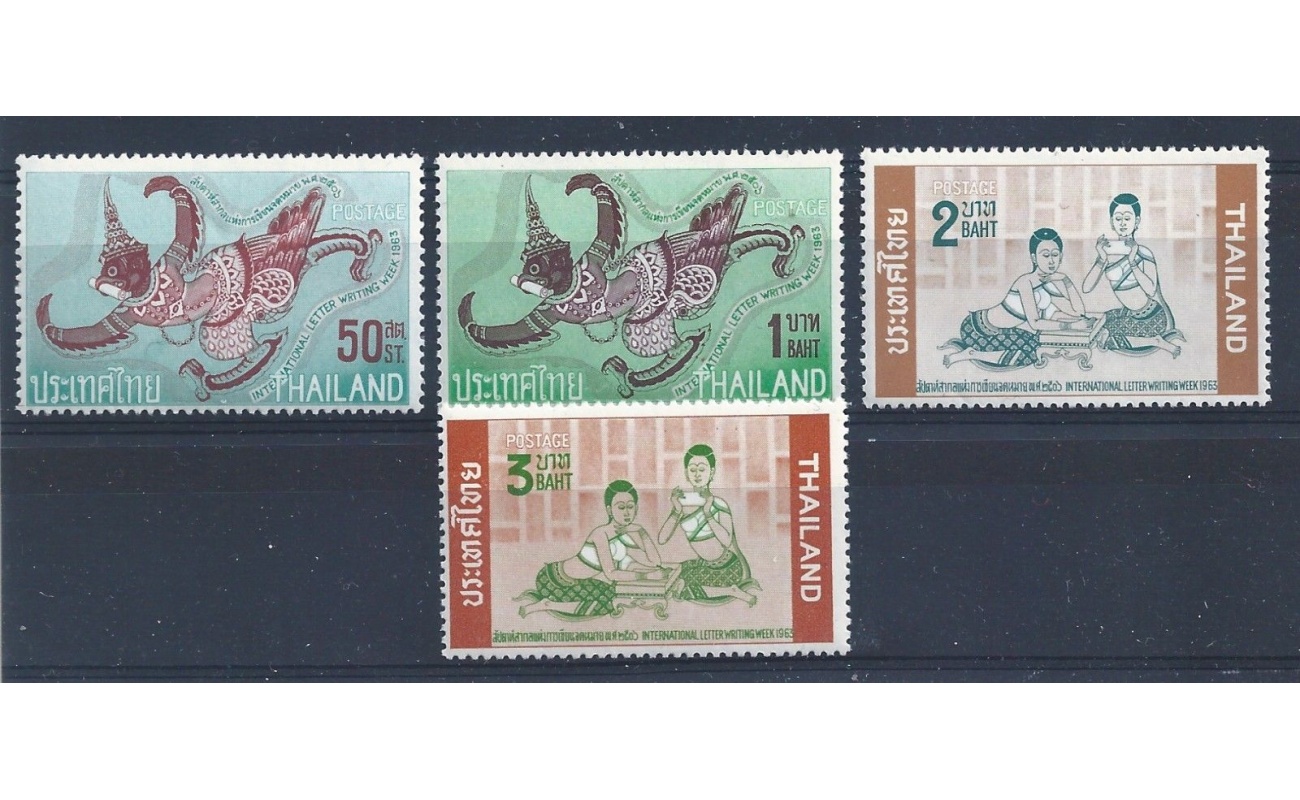1963 Tailandia - SG 507-510 Settimana corrispondenza 4 valori MNH**