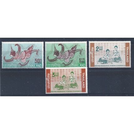 1963 Tailandia - SG 507-510 Settimana corrispondenza 4 valori MNH**