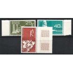 1965 POLINESIA  - Museo Gauguin - Posta Aerea n. 11/13 - MNH**