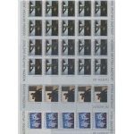 1993 EUROPA CEPT Croazia 3 Minifogli "Arte Contemporanea" MNH**