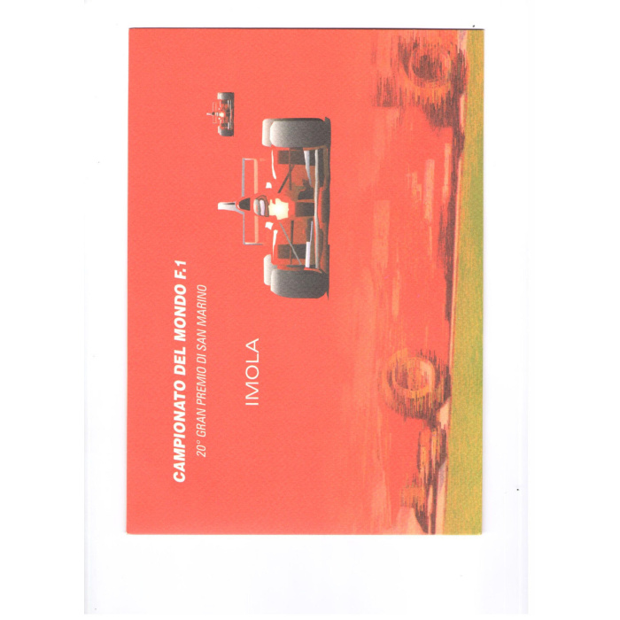 2000 Italia - Repubblica , Folder - Campionato del Mondo F1 Imola Ferrari n° 11  MNH**