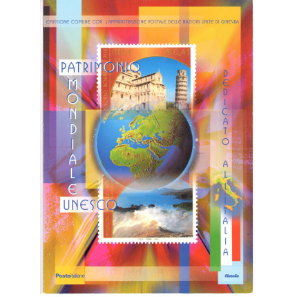 2002 Italia - Repubblica , Folder - Unesco Italia MNH**