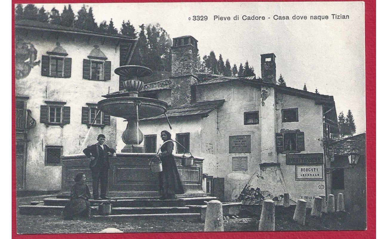 BELLUNO Pieve di Cadore - Casa dove nacque Tiziano NUOVA
