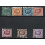 1877-90 SAN MARINO, n° 1/7  serie completa usata