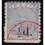 1892 FIJI, SG n° 72  ultramarine  USATO