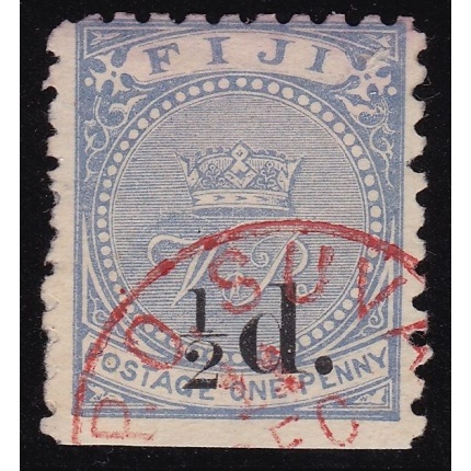 1892 FIJI, SG n° 72  ultramarine  USATO