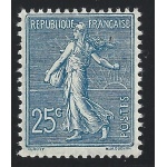 1903 FRANCIA   - n° 132  25 c. azzurro  MNH/**