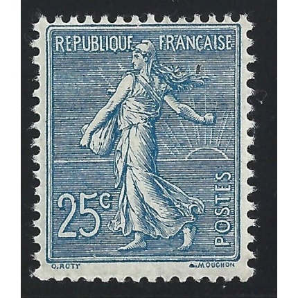 1903 FRANCIA   - n° 132  25 c. azzurro  MNH/**