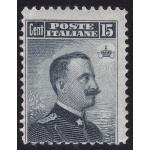 1906 REGNO - n. 80 15c grigio-nero  MNH/**