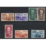 1936 ETIOPIA, n .1/7 , SERIE USATA , Vittorio Emanuele III , Francobolli Usati