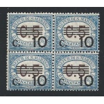 1938 SAN MARINO, Tasse n° 47 MNH/**  QUARTINA