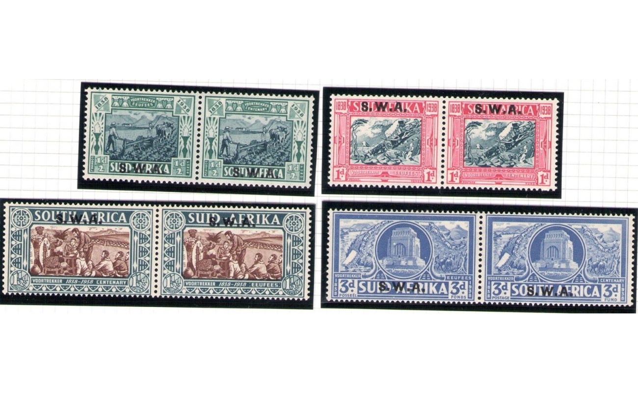 1938 SOUTH WEST AFRICA - SG 105/108  MLH/*