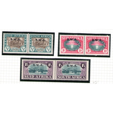 1939 SOUTH WEST AFRICA - SG 111/113  MLH/*